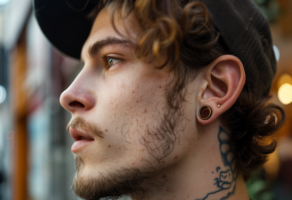 Double Daith Men Man's Guide To Ear Piercings| How To Care For