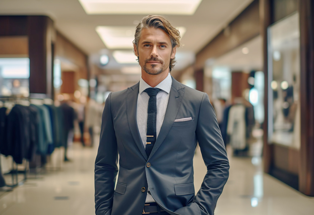 dress codes man wearing cambridge medium grey suit
