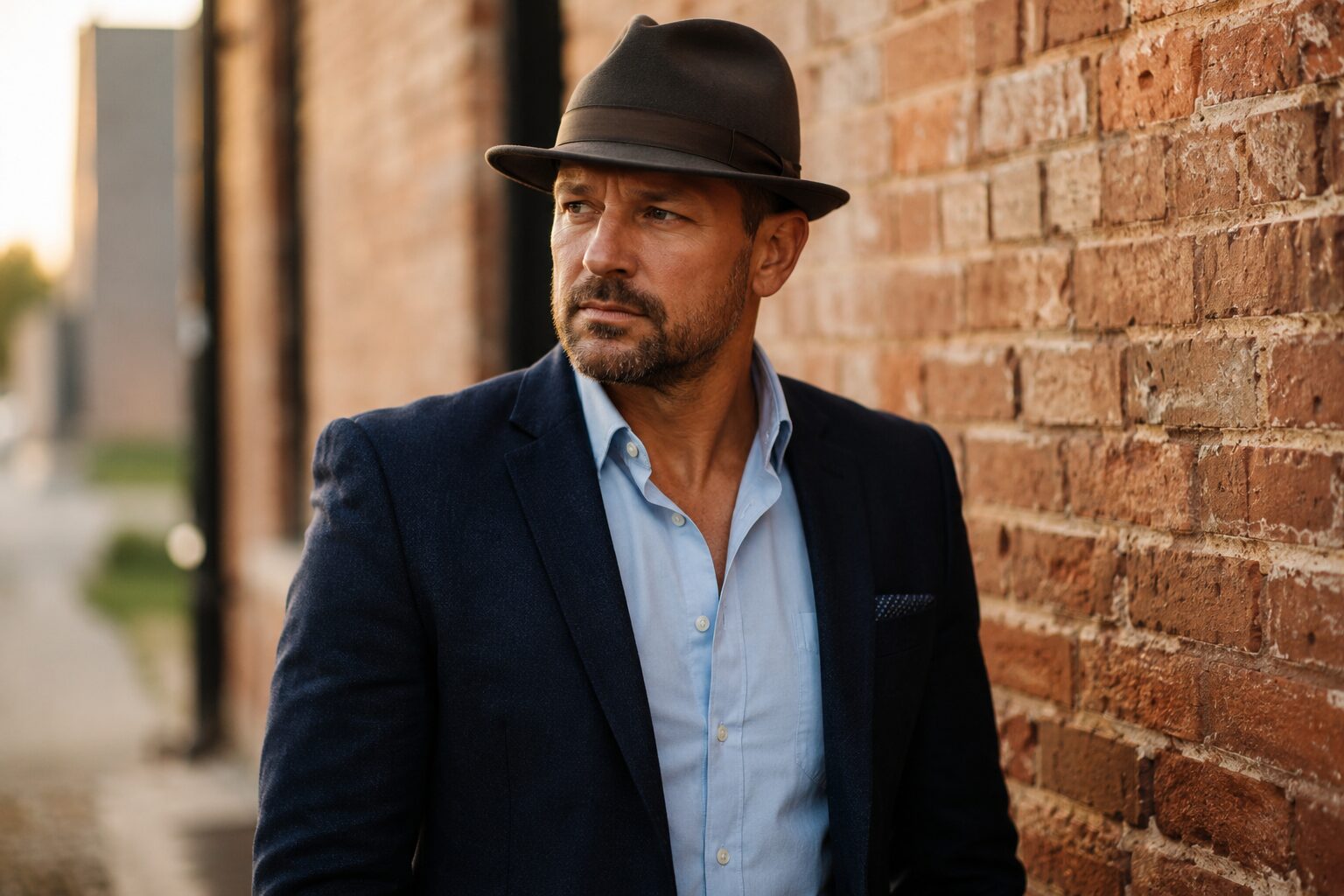 man wearing hat