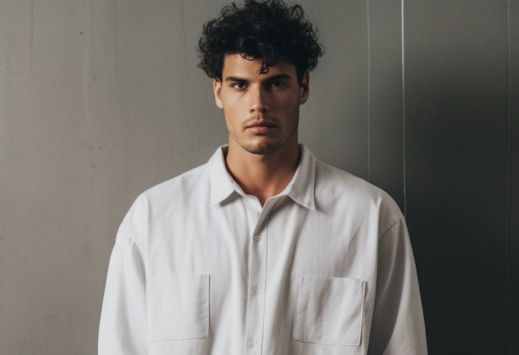 shirt collar loose fit