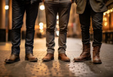 men wearing boots