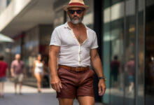 man wearing shorts