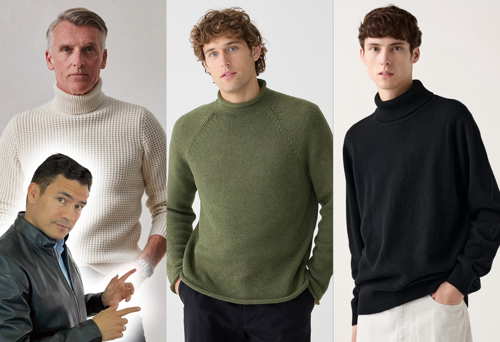 新品　BRIEFING　MENS BOUCLE TURTLE NECK KNIT MEN'S BOUCLE YARN TURTLENECK KNIT（メンズ ブークレーヤン