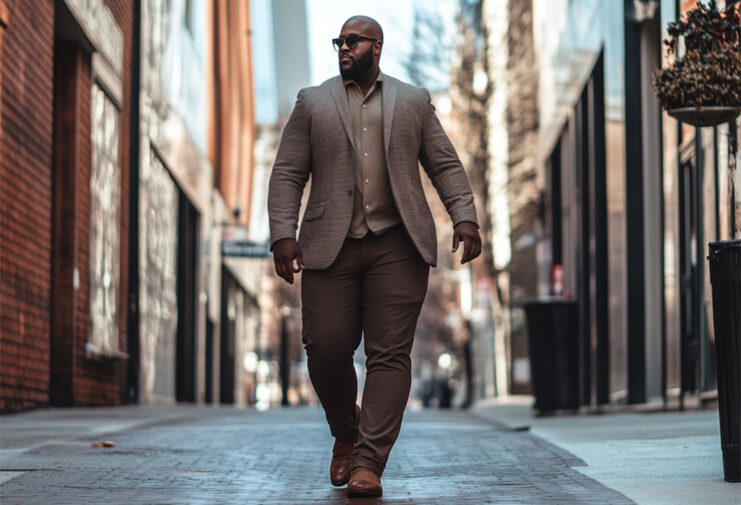 walking man with big butt
