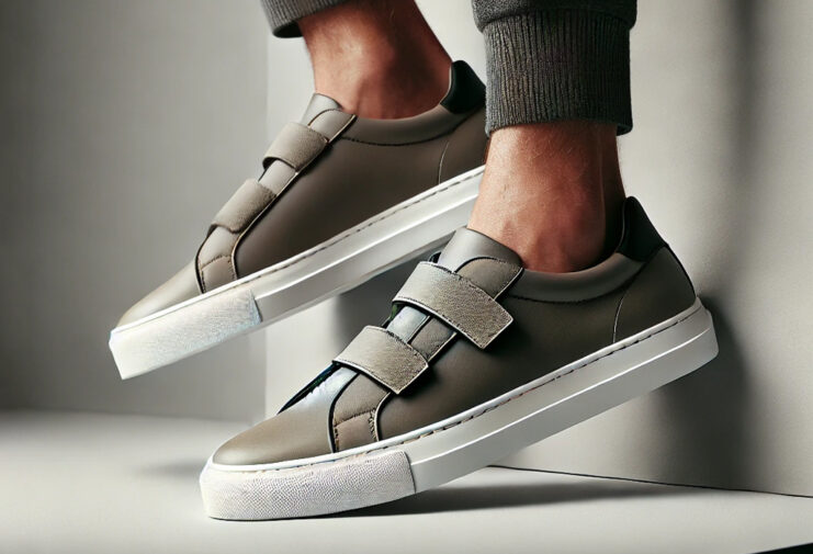 modern velcro shoes design