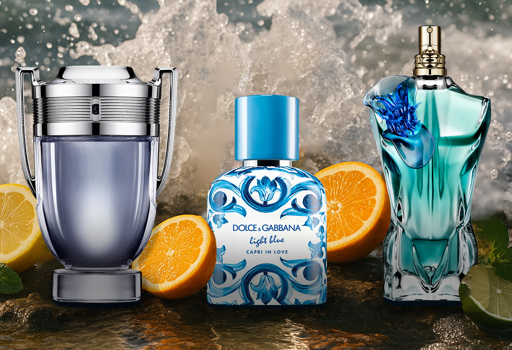 summer fragrances 2025 collage