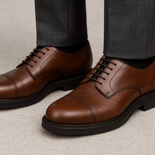 classis leather men shoes for wide feet with dress pants