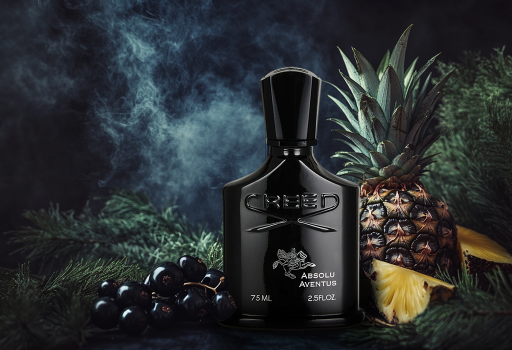 Creed Aventus Absolu with pineapple and smoky berries.